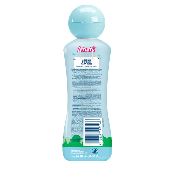Colonia Infantil Arrurru Original Azul X 220Ml