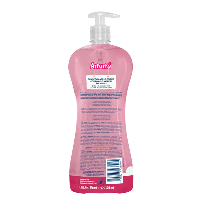 Shampoo Arrurrú Cabello Oscuro X 750 Ml