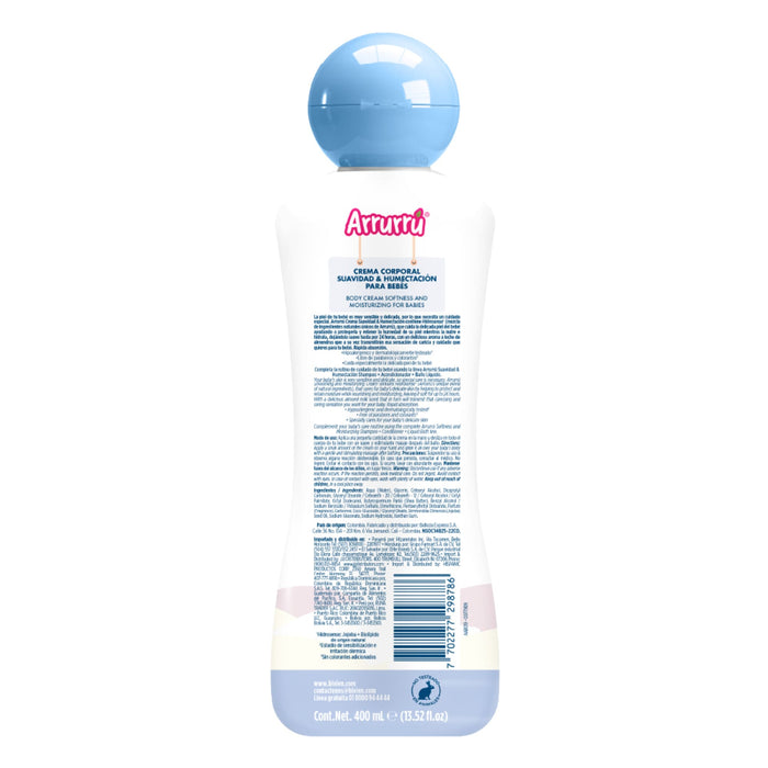 Crema Arrurru Suavidad Y Humectación X 400Ml