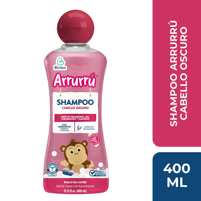 Shampoo Arrurrú Cabello Oscuro X 400 Ml