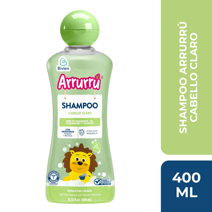 Shampoo Arrurrú Cabello Claro X 400 Ml