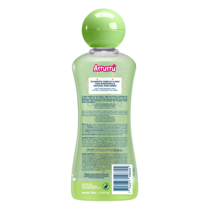 Shampoo Arrurrú Cabello Claro X 220 Ml