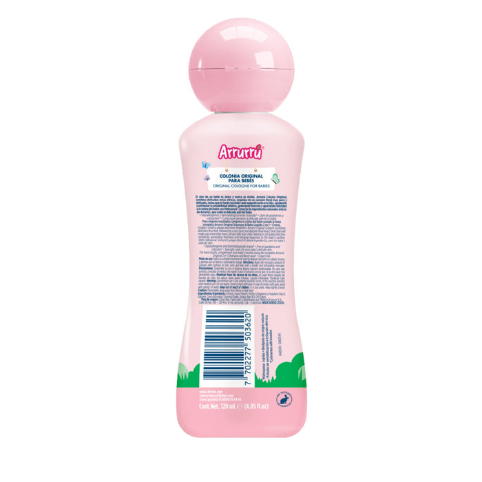 Colonia Infantil Arrurru Original Rosado X 120Ml