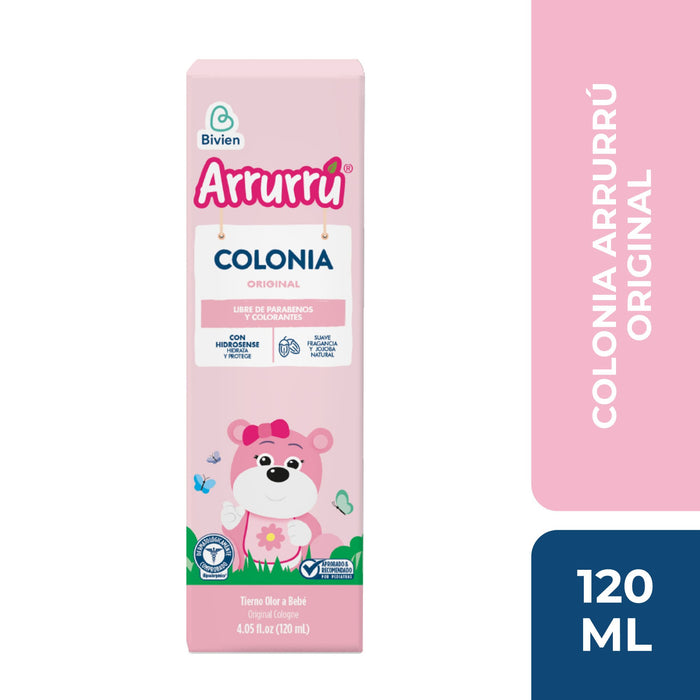 Colonia Infantil Arrurru Original Rosado X 120Ml