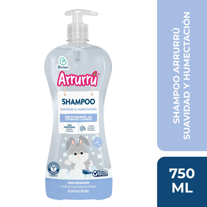 Shampoo Arrurrú Suavidad Y Humectación X 750 Ml