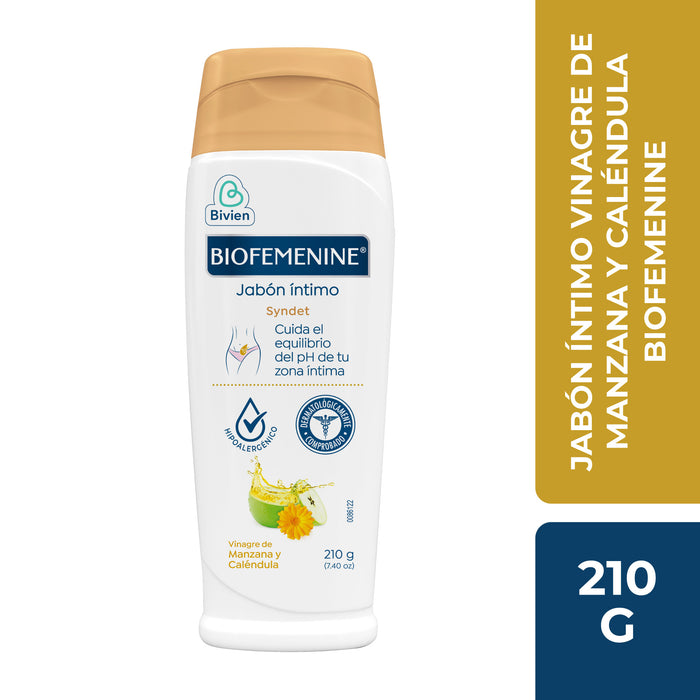 Jabón Íntimo Biofemenine Vinagre Y Caléndula X 210G