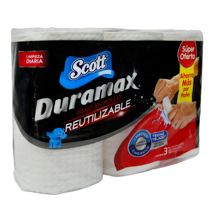 Paño Reutilizable Scott Duramax X 3 Unidades