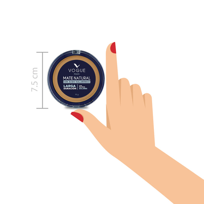 Polvo Vogue Compacto Natural Gitano X 14G
