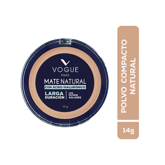 Polvo Vogue Compacto Natural Natural X 14G