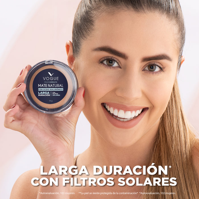 Polvo Compacto Vogue Natural Canela X 14G
