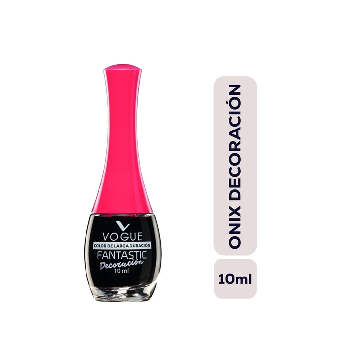 Esmalte Vogue Fantastic Onix Decoración 44 X 10Ml