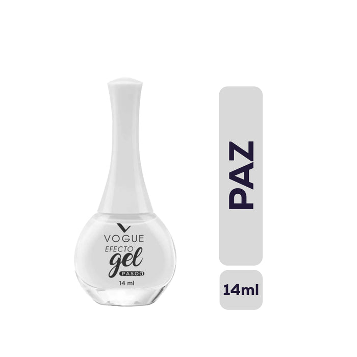 Esmalte Vogue Efecto Gel Paz X 14Ml