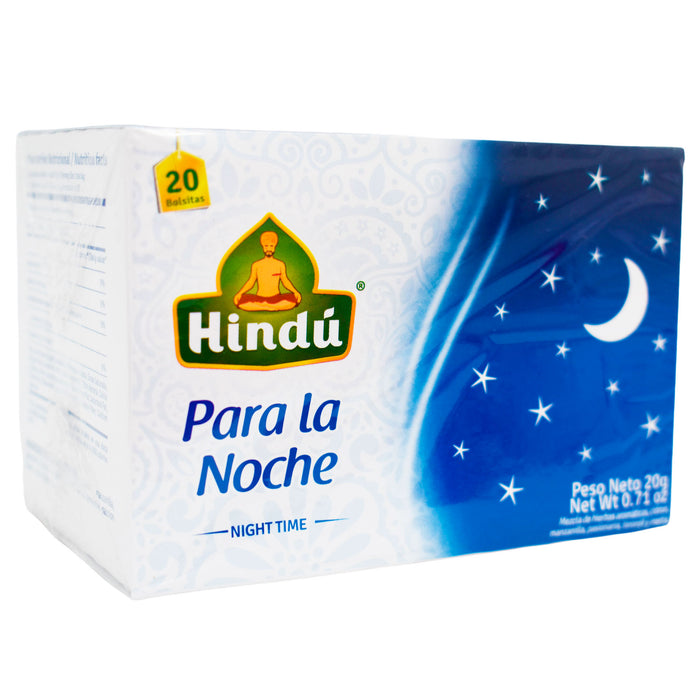 Hindu Te Descanso Natural Para La Noche X 20 Unidades