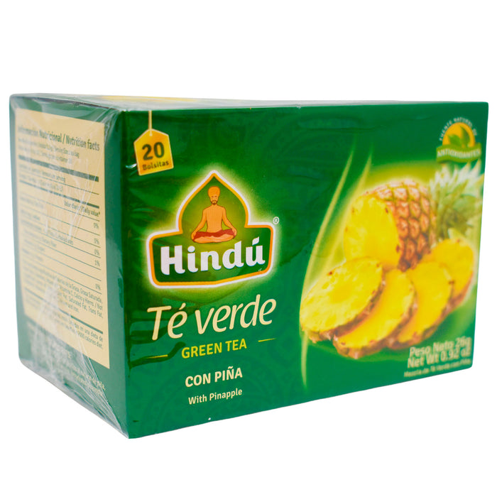 Hindu Te Verde Con Pina X 20 Unidades