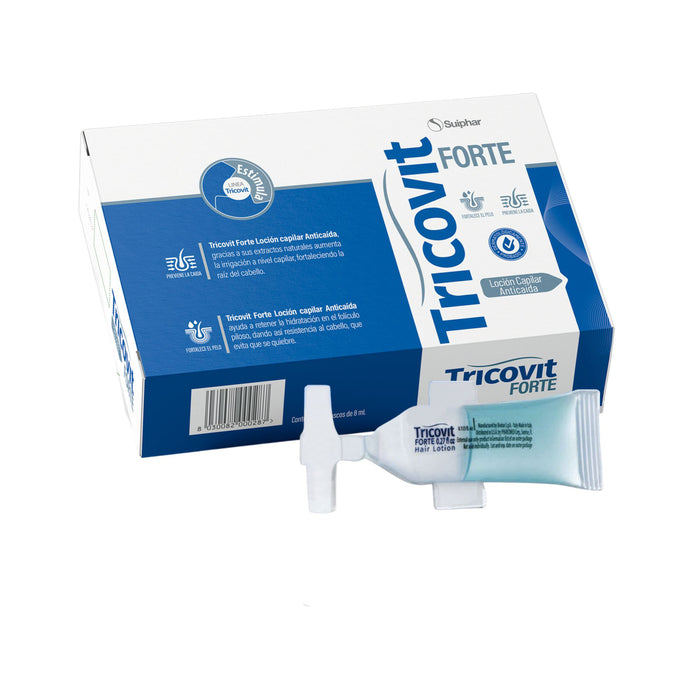 Tricovit Forte Tratamiento Capilar X Ampolla /8Ml