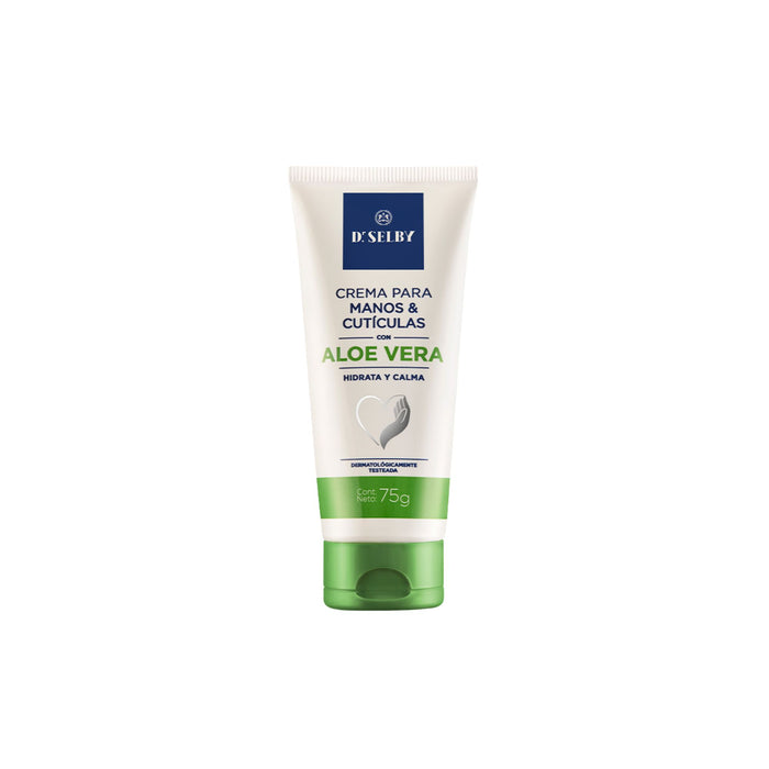 Crema Para Manos Y Cuticulas Dr Selby Aloe Vera X 75G