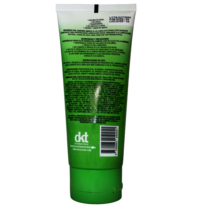 Gel Lubricante Prudence Menta X 100G Amarket Gel Lubricante Prudence Menta X 100G Amarket