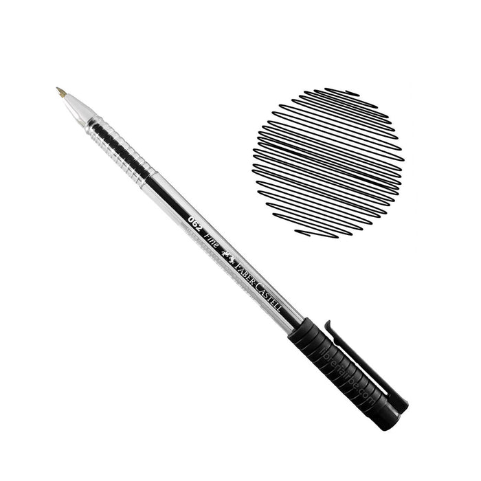 Faber Castell Boligrafo Trilux Negro X Unidad