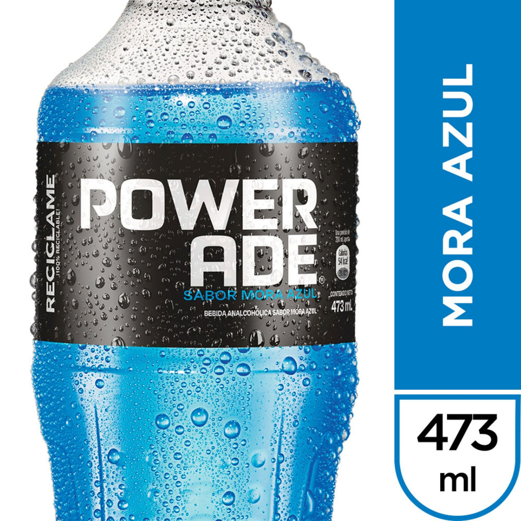 Powerade Sabor A Mora Azul X 473Ml — Amarket