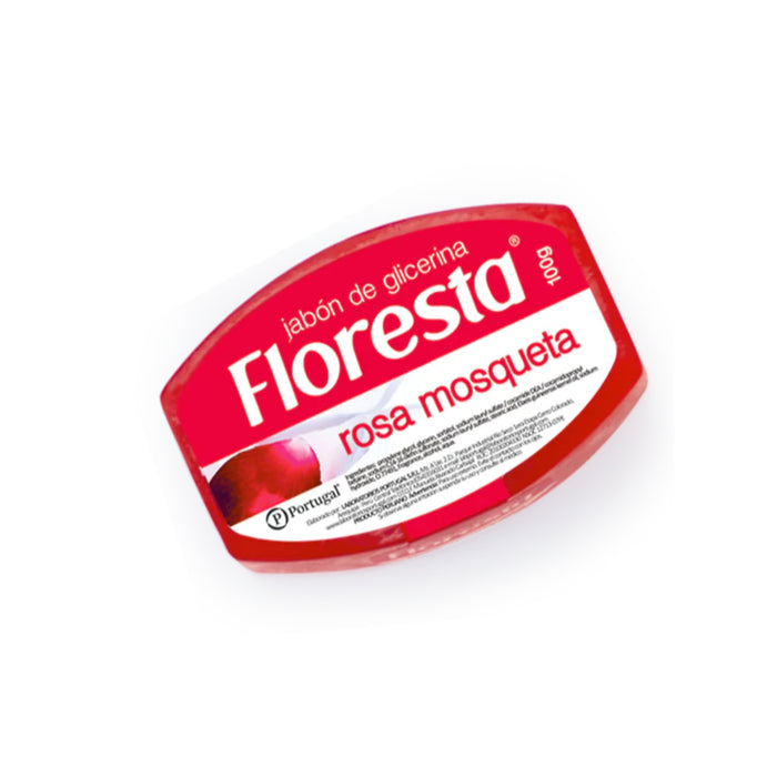 Portugal Jabón De Glicerina Floresta Rosa Mosqueta X 100G