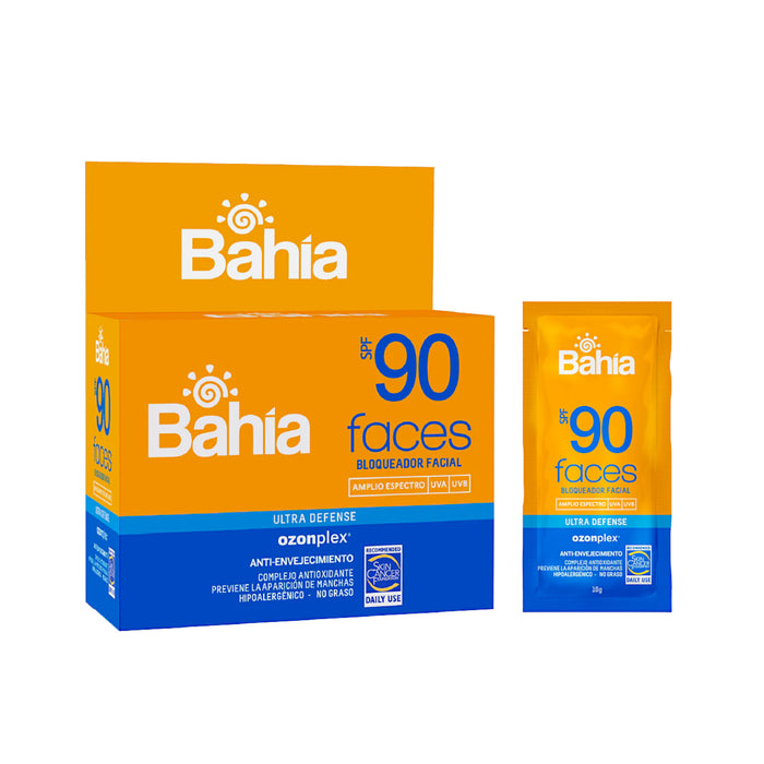 Bloqueador Solar Bahia Faces Spf90 Sobre