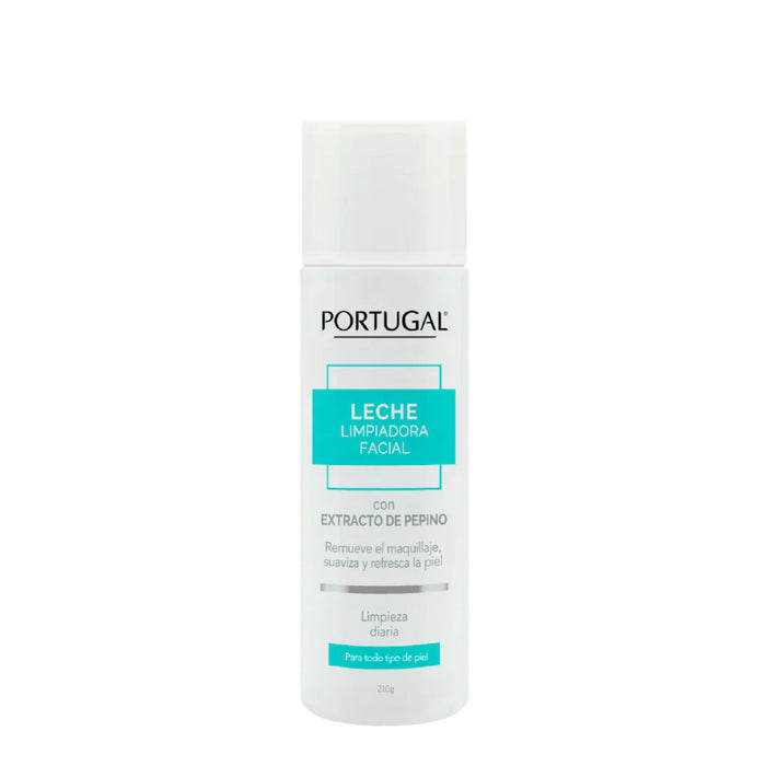 Leche Limpiadora Portugal Facial Con Extracto De Pepino X 210G