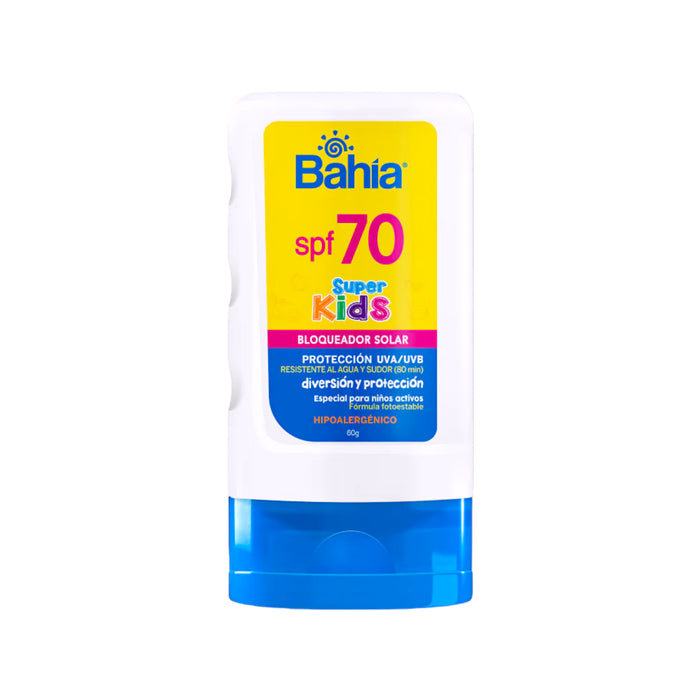 Bloqueador Solar Bahia Super Kids Spf70 X 60G