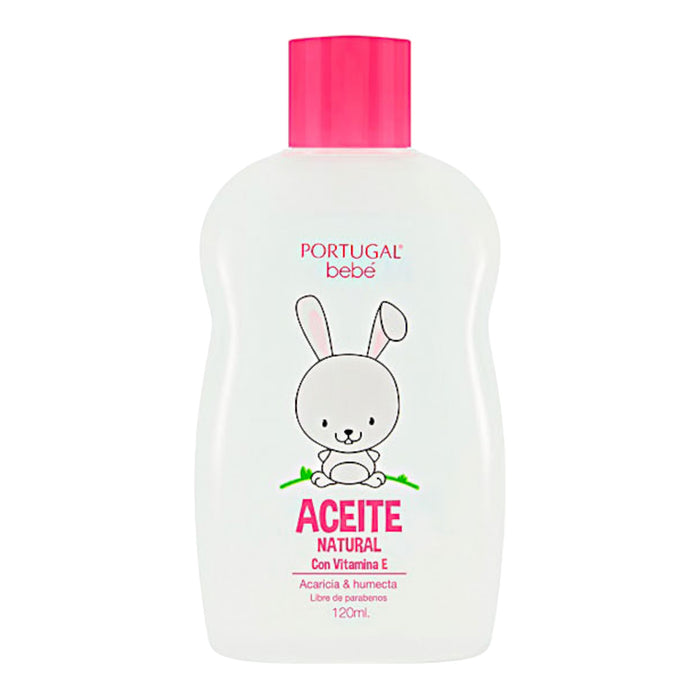 Portugal Bebe Aceite Natural Con Vitamina E X 120Ml