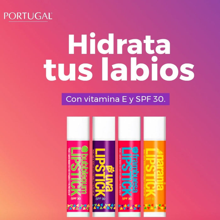 Bálsamo Labial Lipstick Portugal Spf30 Surtido 5.3G X Unidad
