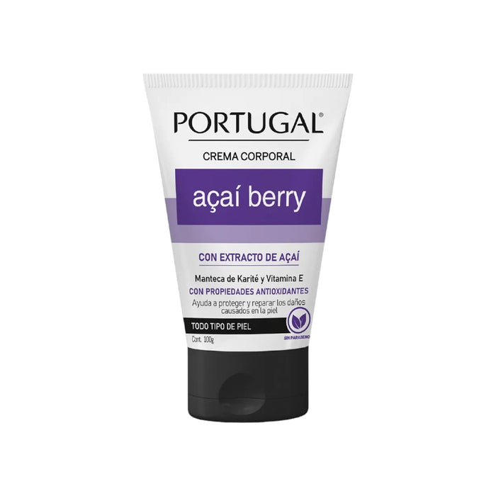 Crema Corporal Portugal Acai Berry X 100G