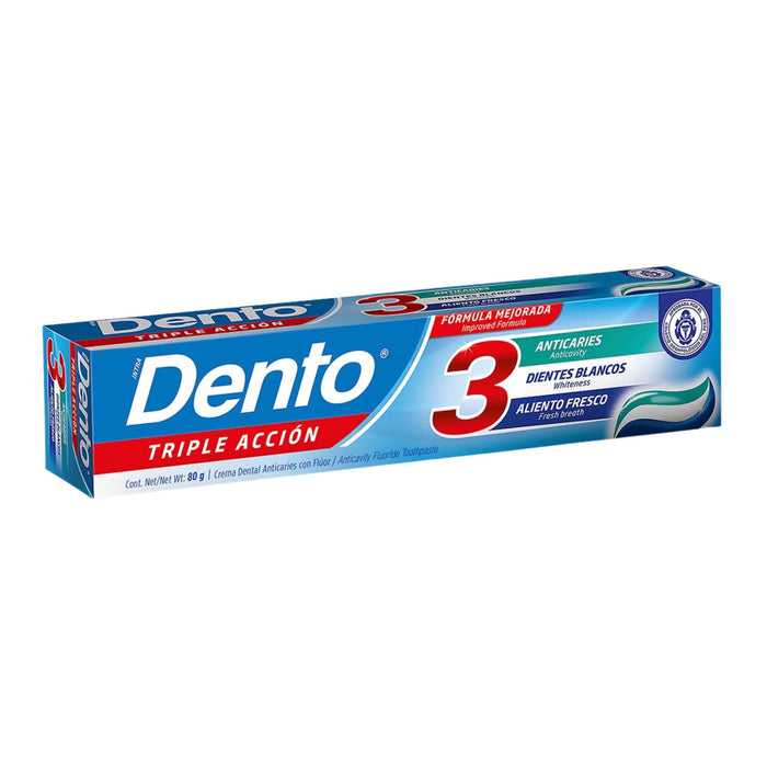 Pasta Dental Dento Triple Acción X 80G