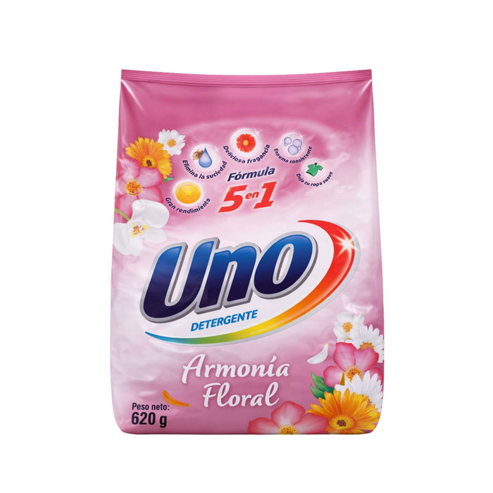 Detergente Uno En Polvo Armonía Floral X 620G