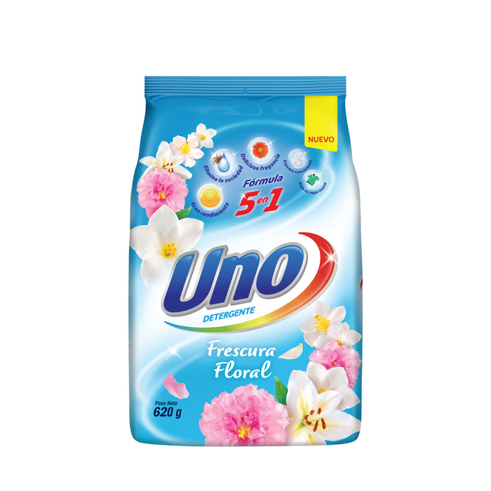 Detergente Uno En Polvo Frescura Floral X 620G