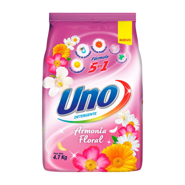 Detergente Uno En Polvo Armonía Floral X 4.7Kg