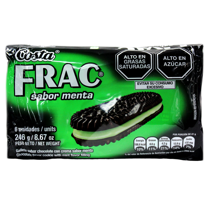 Frac Galleta Sabor Menta Six Pack X 246G