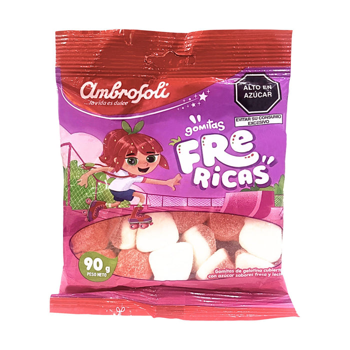Gomitas Ambrosoli Fre Ricas Fresa Y Leche X 90G