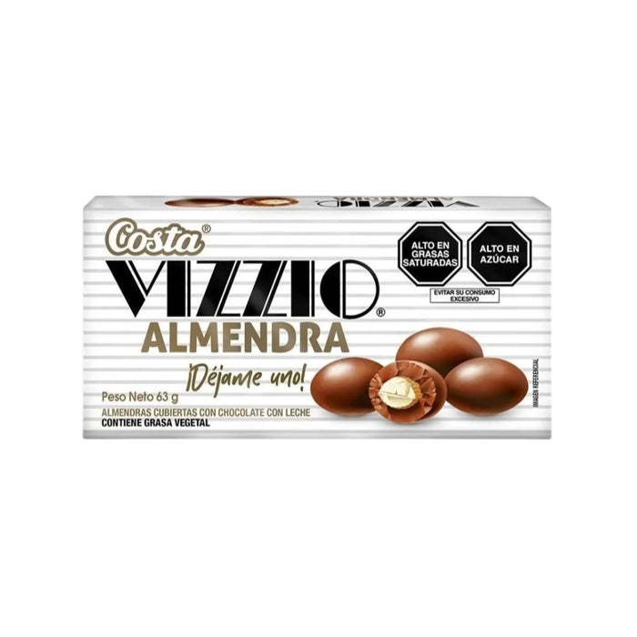 Costa Vizzio Almendras Cubiertas Con Chocolate X 63G