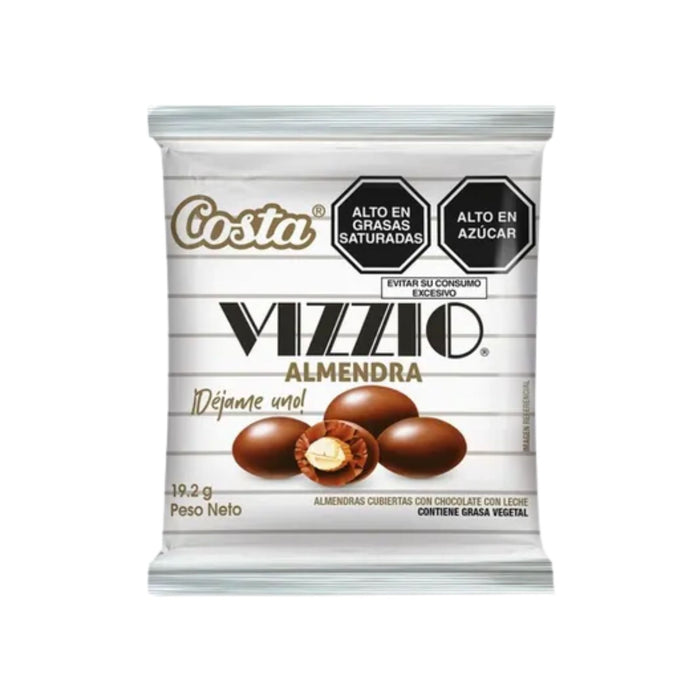 Almendras Costa Vizzio Cubiertas Con Chocolate X 19.2G