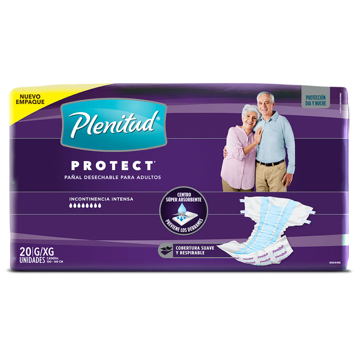 Plenitud Protect Talla G Y Xg Unisex Para Adulto X 20 Unidades