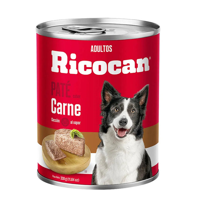 Ricocan Pate Sabor Carne Lata Adultos X 330G