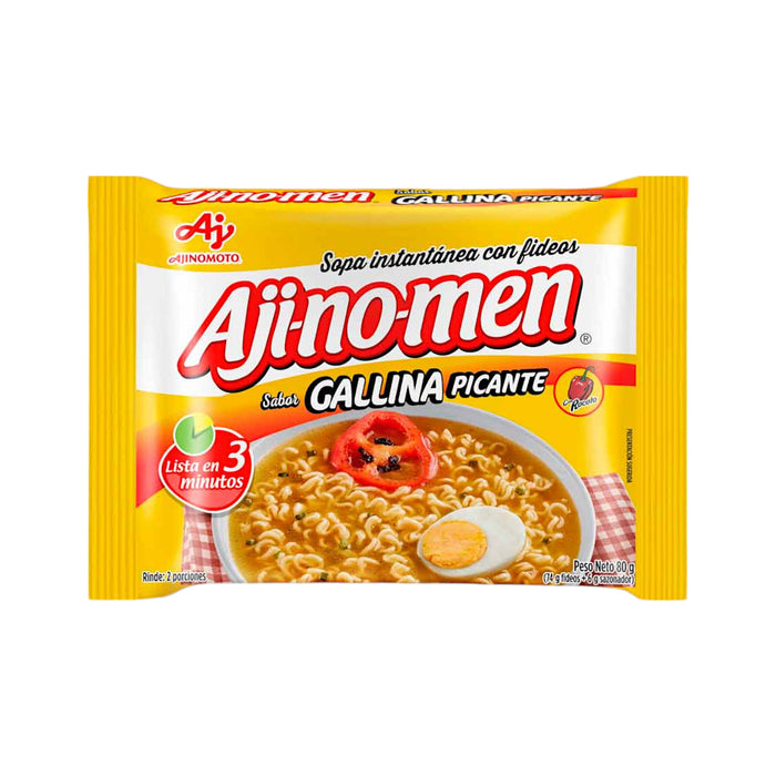 Sopa Instantánea Ajinomen Gallina Picante Bolsita X 80G