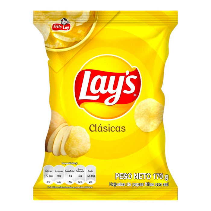 Lays Papas Fritas Clasicas X 170G