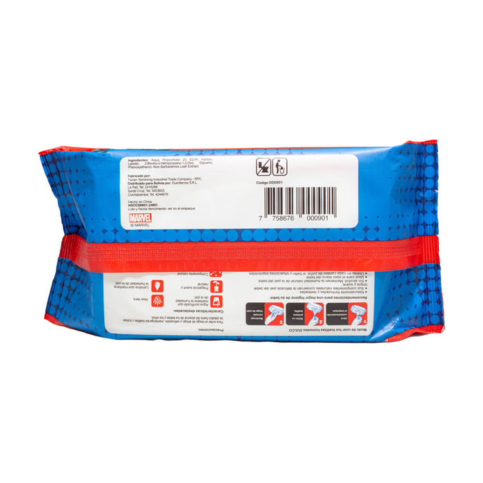 Toallitas Húmedas Dulco Spiderman X 100 Unidades