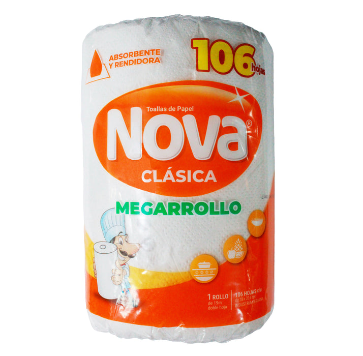 Nova Papel Toalla Megarollo Clasica X Unidad