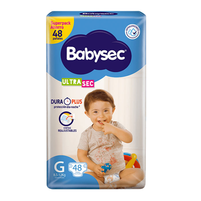 Pañal Ultrasec Babysec G X 48 Unidades