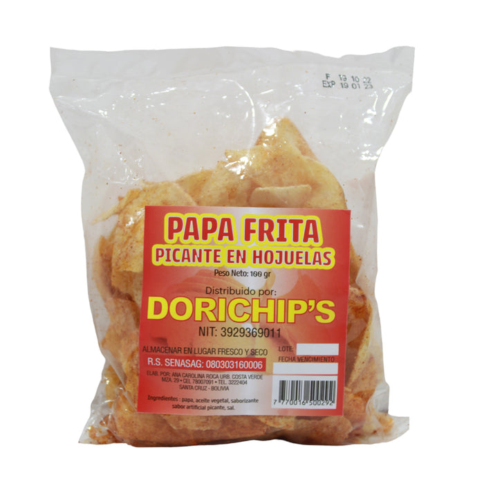 Papas Fritas Dorichips Sabor Picante X 100G