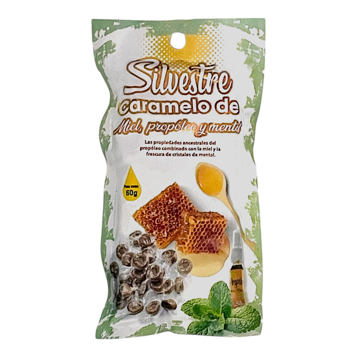 Caramelos Silvestre De Miel Propóleo Y Mentol X 40G