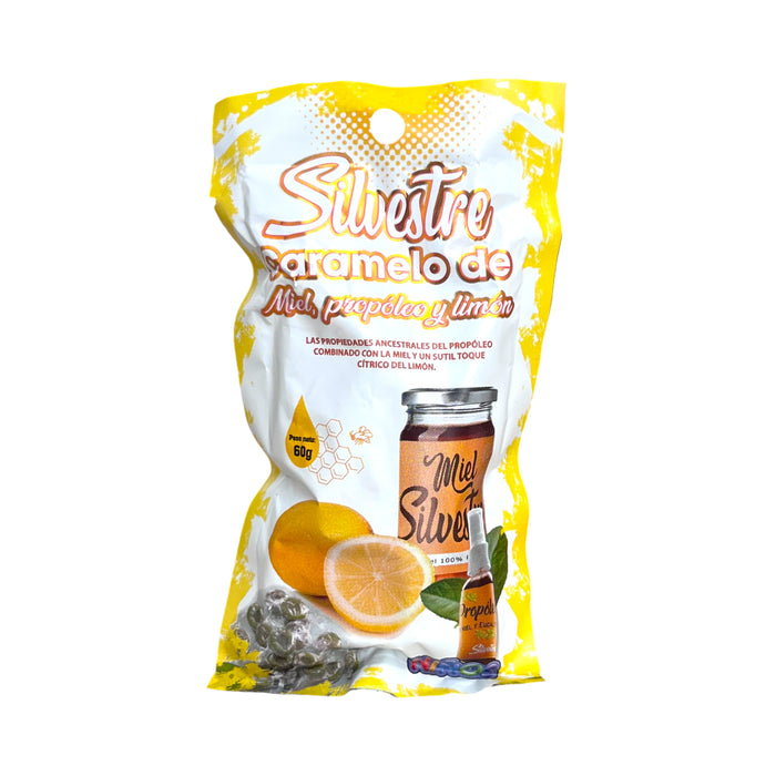 Caramelos Silvestre De Miel Con Propóleo Y Limon X 40G