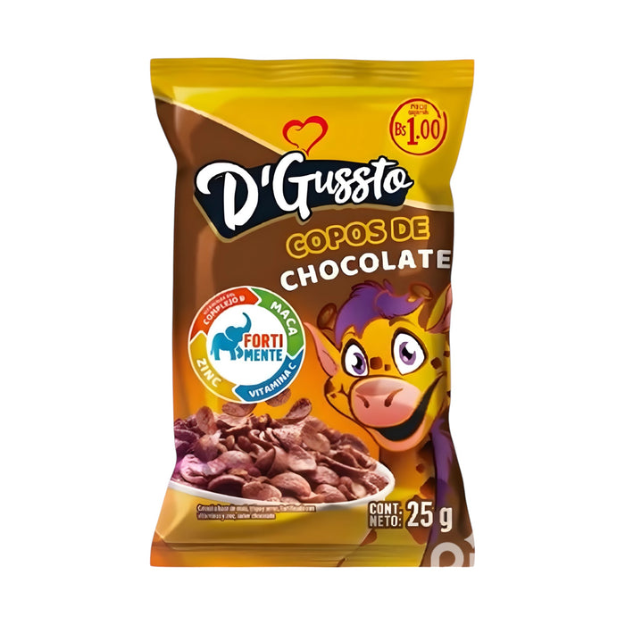 Cereal Dgussto Copos De Chocolate X 25G