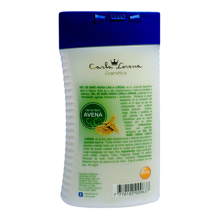 Gel De Baño Carla Lorena Avena X 350Ml